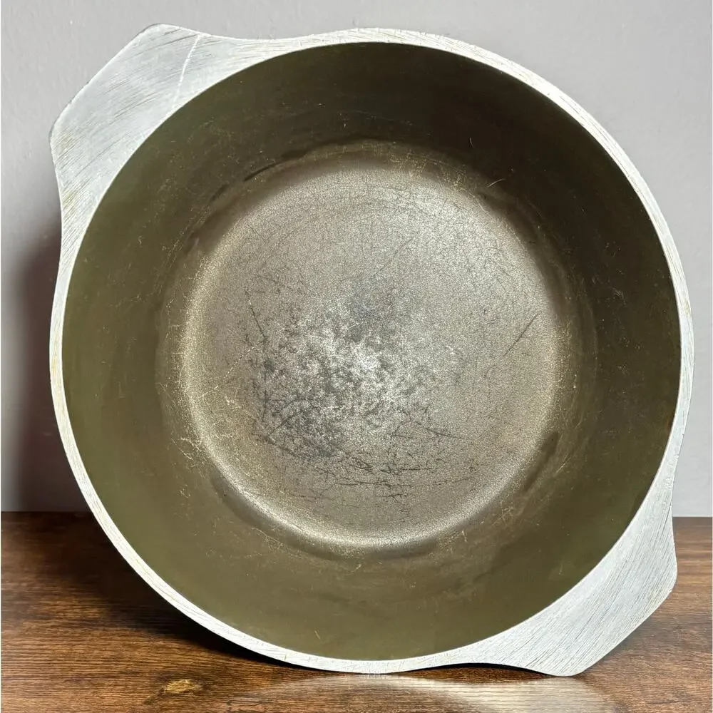 Vintage Club Classic Cookware Pressed Aluminum 5 Qt Stockpot Speckled Gray